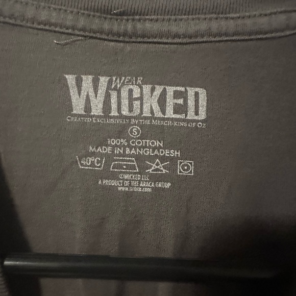 Wicked The Musical Defy Gravity Tour Tshirt - size SMALL - Picture 3 of 3